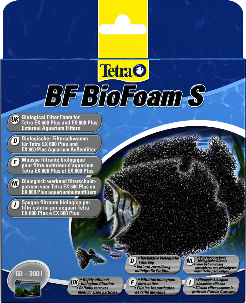 145580 Tetra BF 400/600/700 Mousse Filtrante Biologique pour Filtres Extérieurs EX 400-600-700 