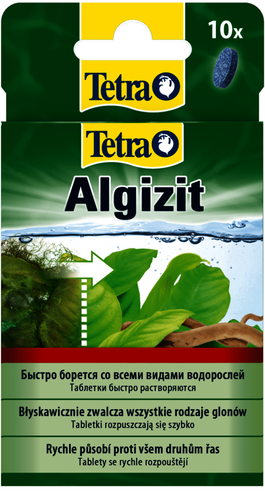 TETRA - Algizit - ﻿10 tablettes - Anti-algues pour aquarium