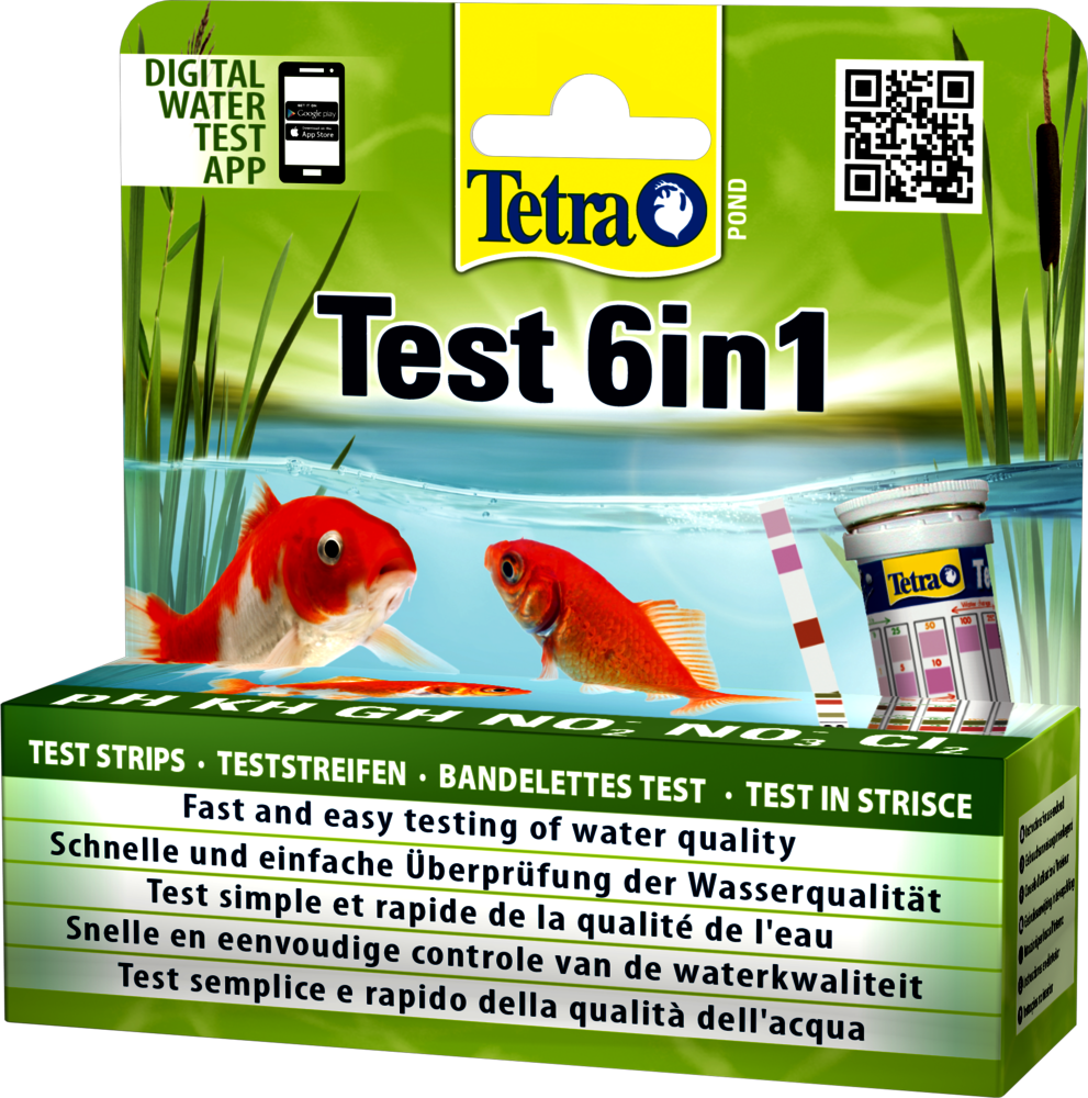 Tetra Test 6in1 - 6 Wasserwerte in Sekunden prüfen, 13,49 €