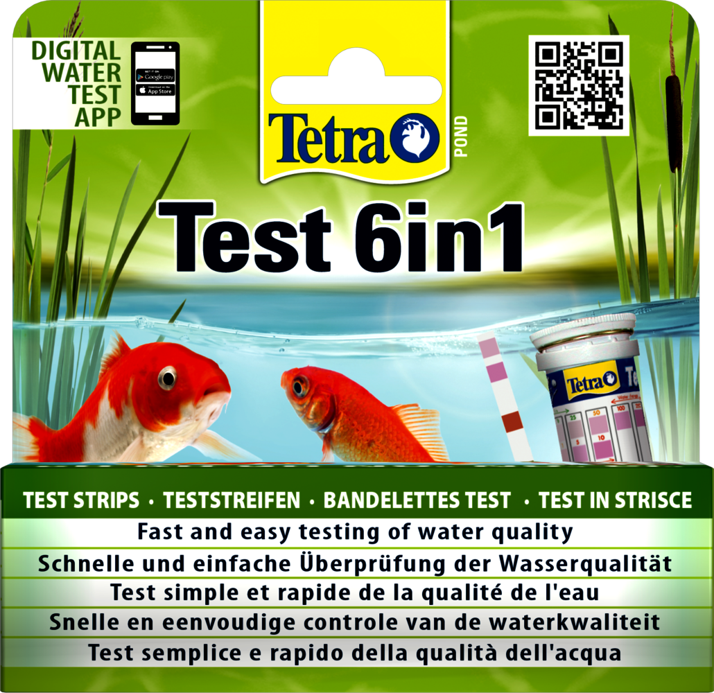 Tetra Test 6in1 - 6 Wasserwerte in Sekunden prüfen, 13,49 €
