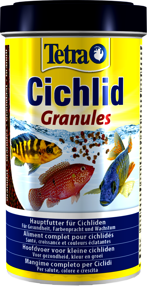 TetraCichlid fish Floating Cichlid Pellets 6 Ounces, Nutritionally Balanced  Diet (77063)