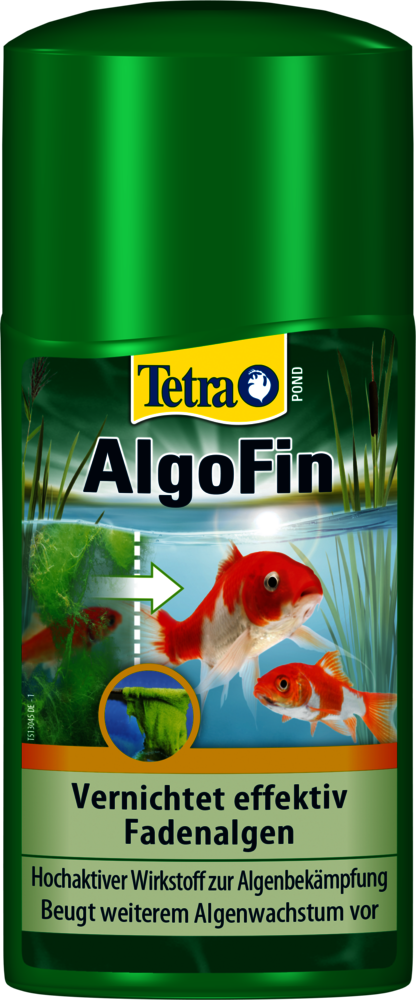 Tetra Pond Algofin - Anti Algue pour Bassin de Jardin - Efficace sur tous  types d'Algues - 1L
