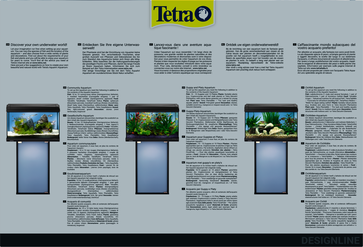 Aquarium 60l. Tetra LED Canton Thurgovie 