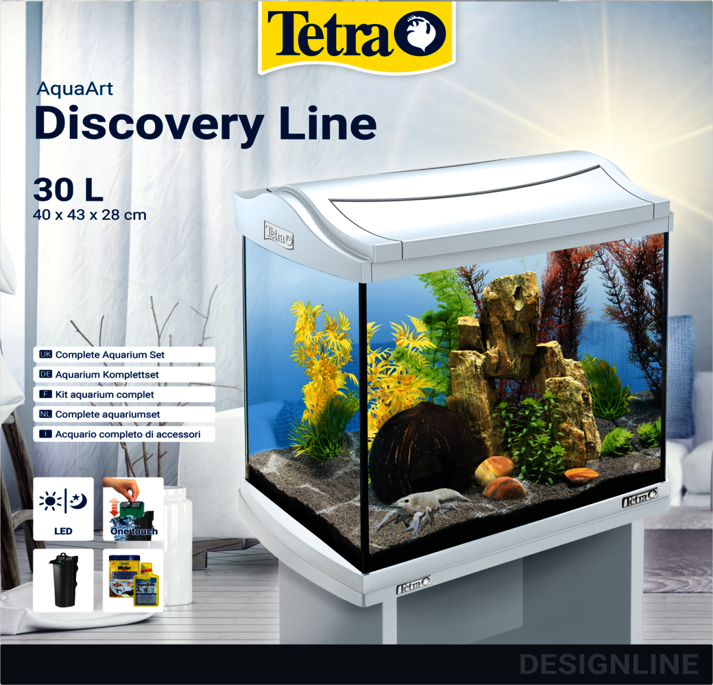 cap joggen soep Tetra AquaArt LED-aquarium 30L Crayfish Wit: Tetra