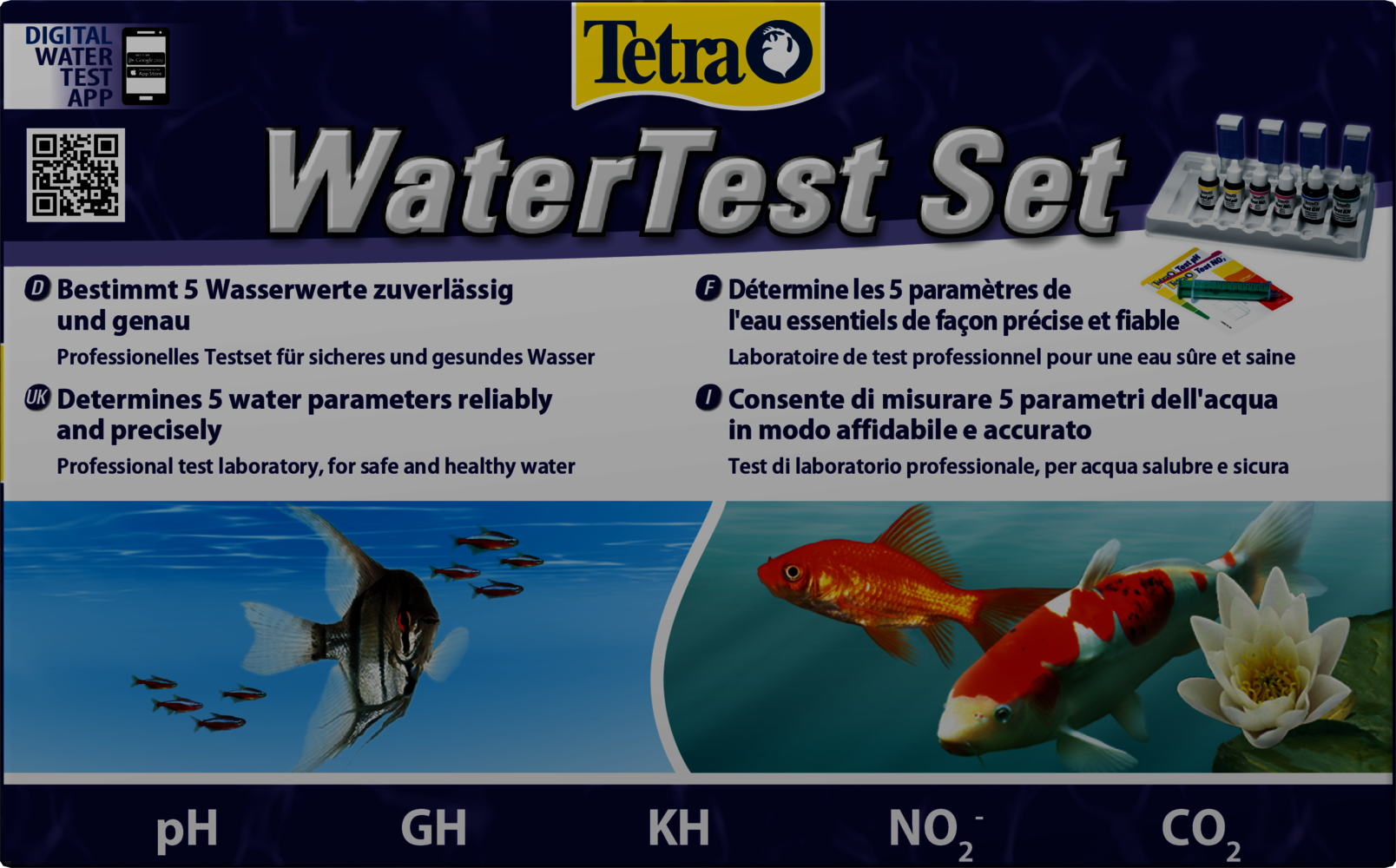 TETRA Water Test Set Plus malette de test professionnel pour la
