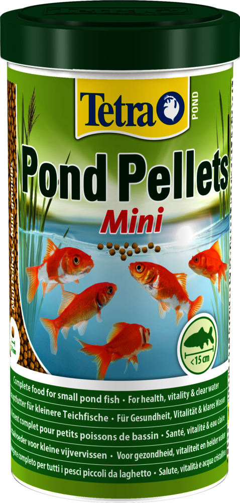 Tetra Pond Mini Pellet Food Complete Fish Food for All Goldfish 1 Litre