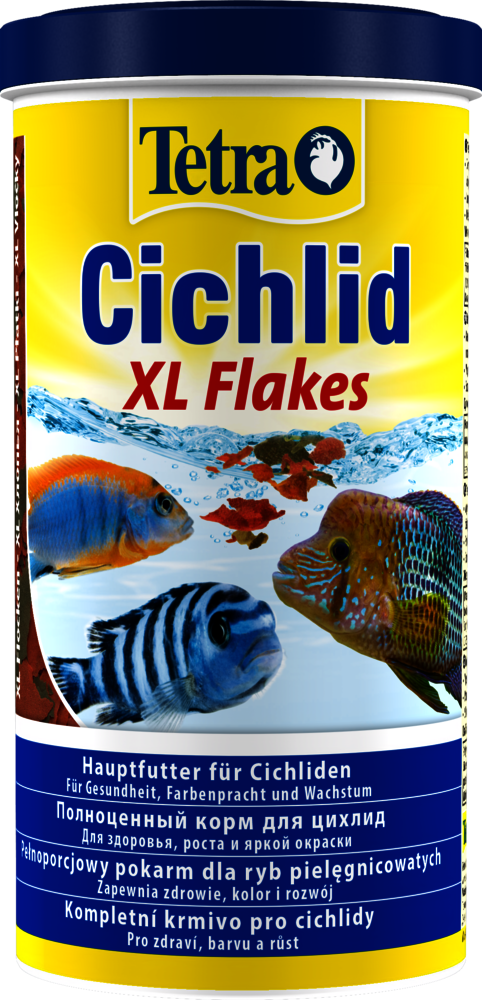 купить Tetra Cichlid XL Flakes Корм в виде крупных хлопьев, 10 л