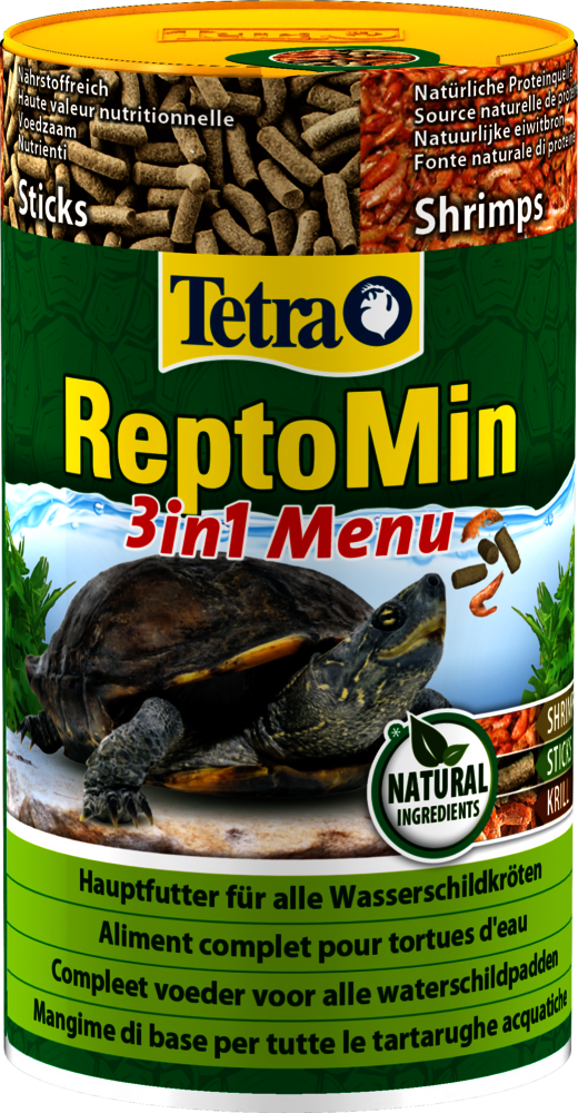 Alimentation Reptomin Sticks pour tortue d'eau : 250ml