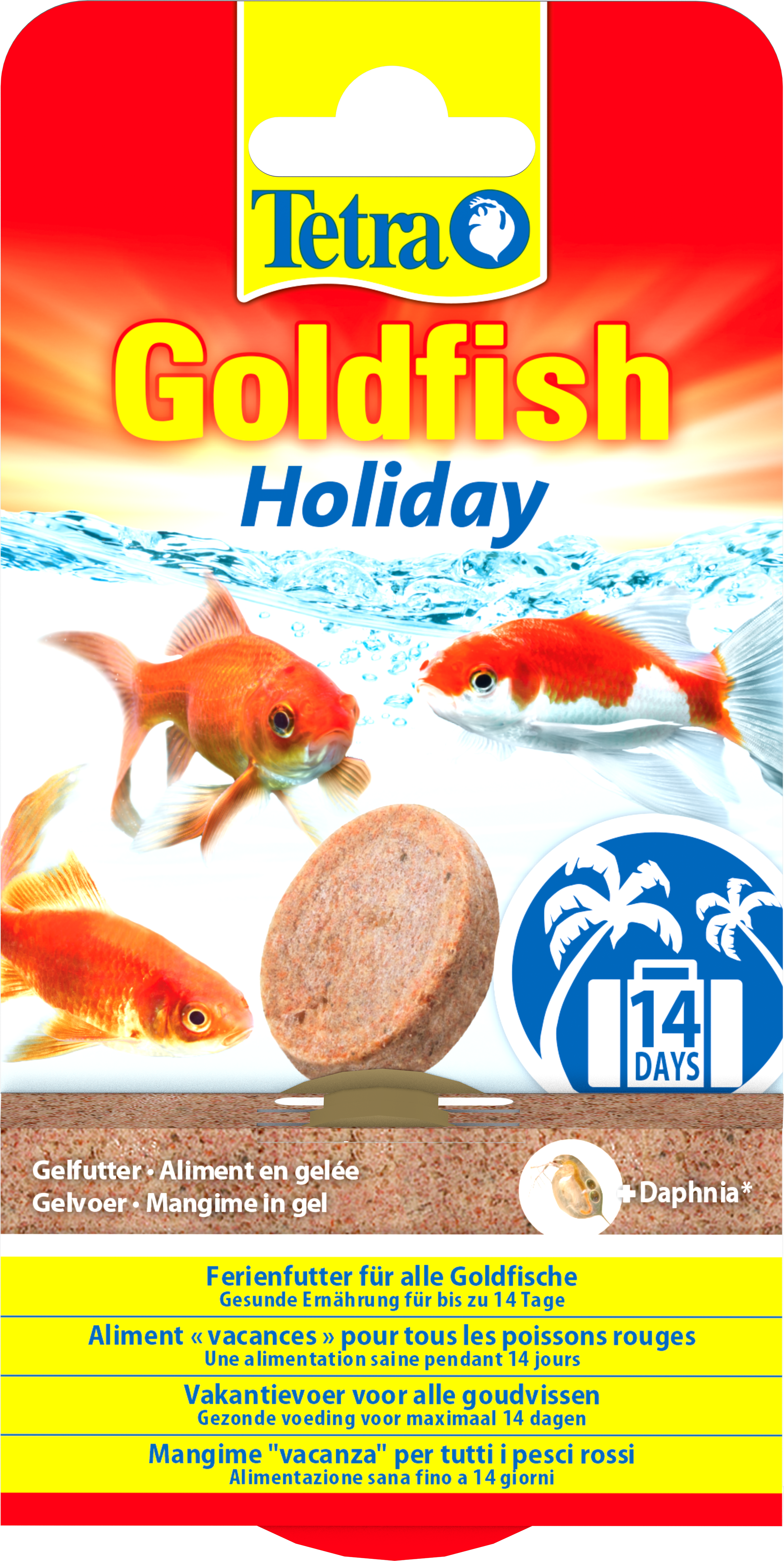 Tetra Goldfish Holiday, Nourriture Poisson