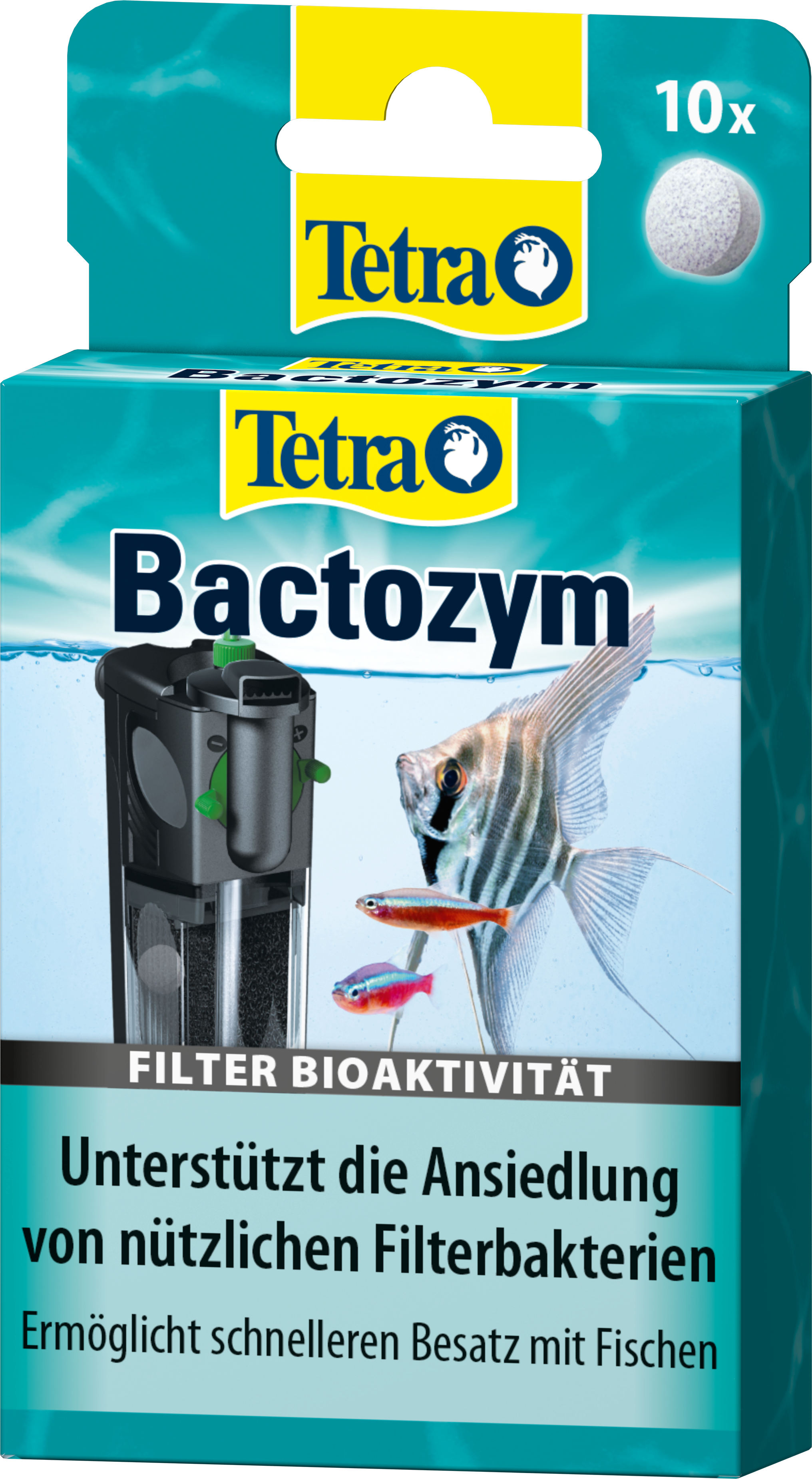 Tetra Bactozym Bactéries en gélules pour aquarium