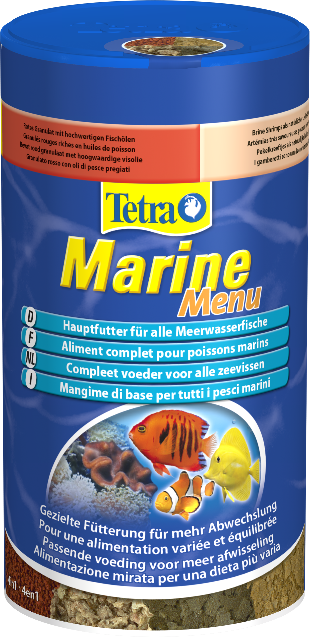 Alimentation Tetra Goldfish Menu 250 ml pour poissons