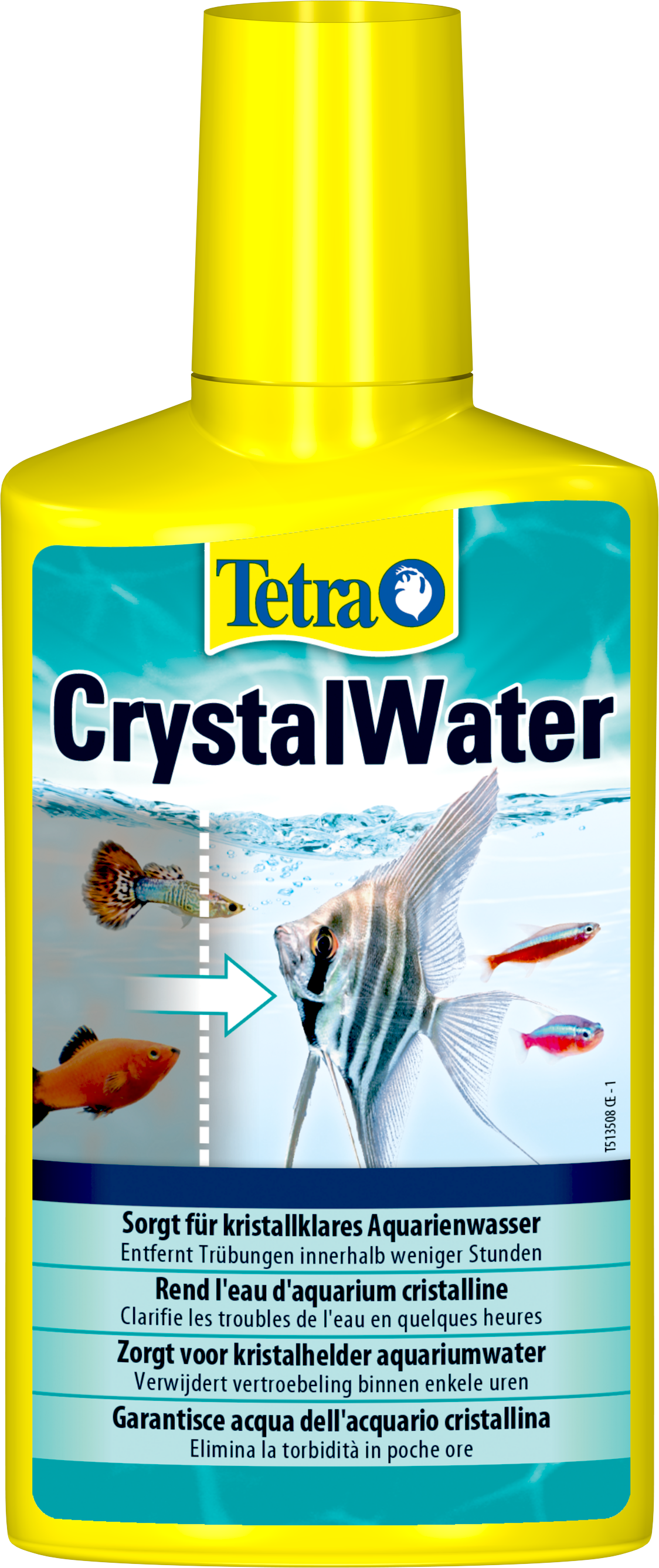 CrystalWater  Quickly and reliably eliminates clouding from aquarium water  within a matter of hours 