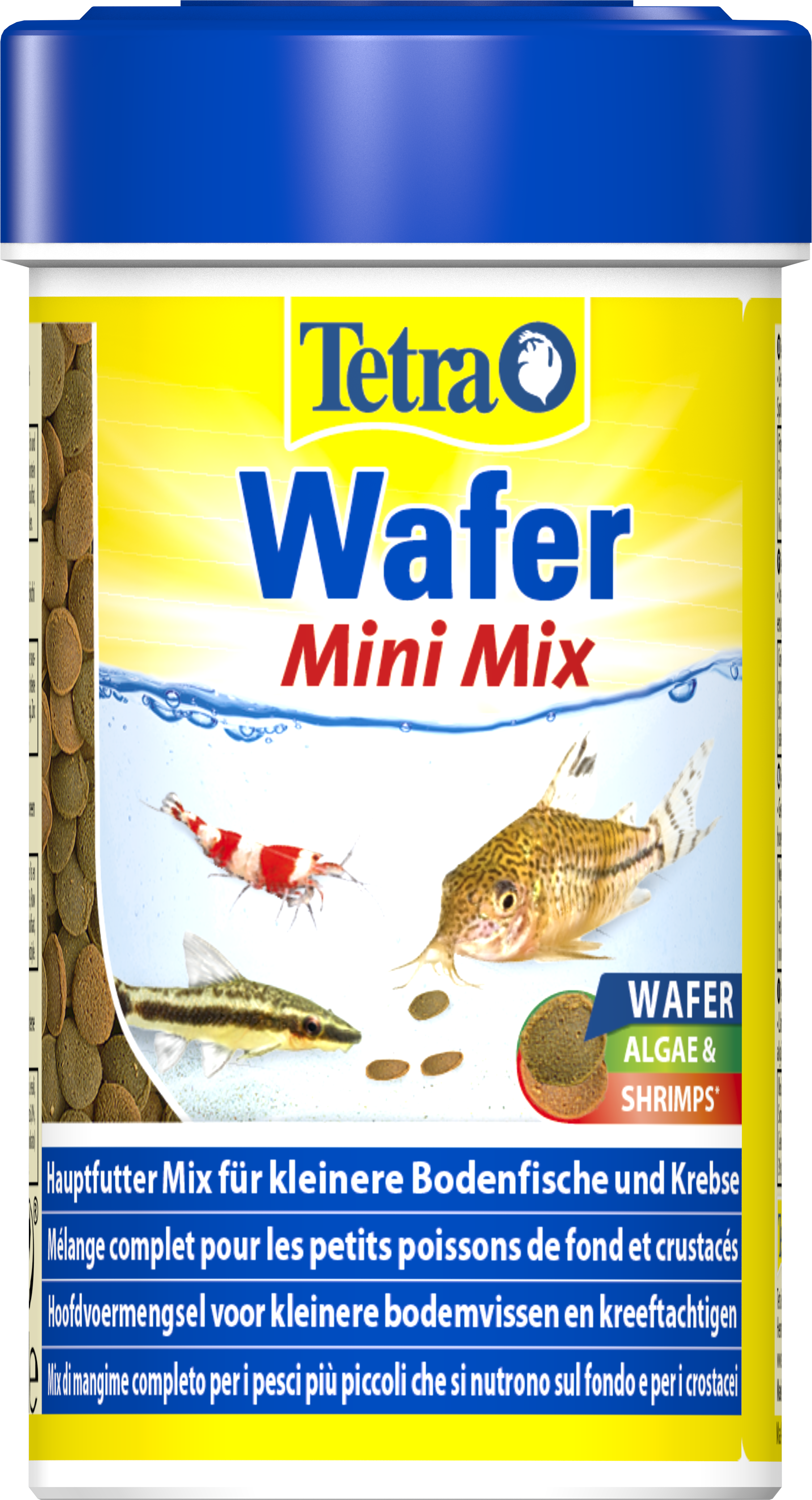 Nourriture complète poisson de fond TetraWafer Mini Mix : 100ML