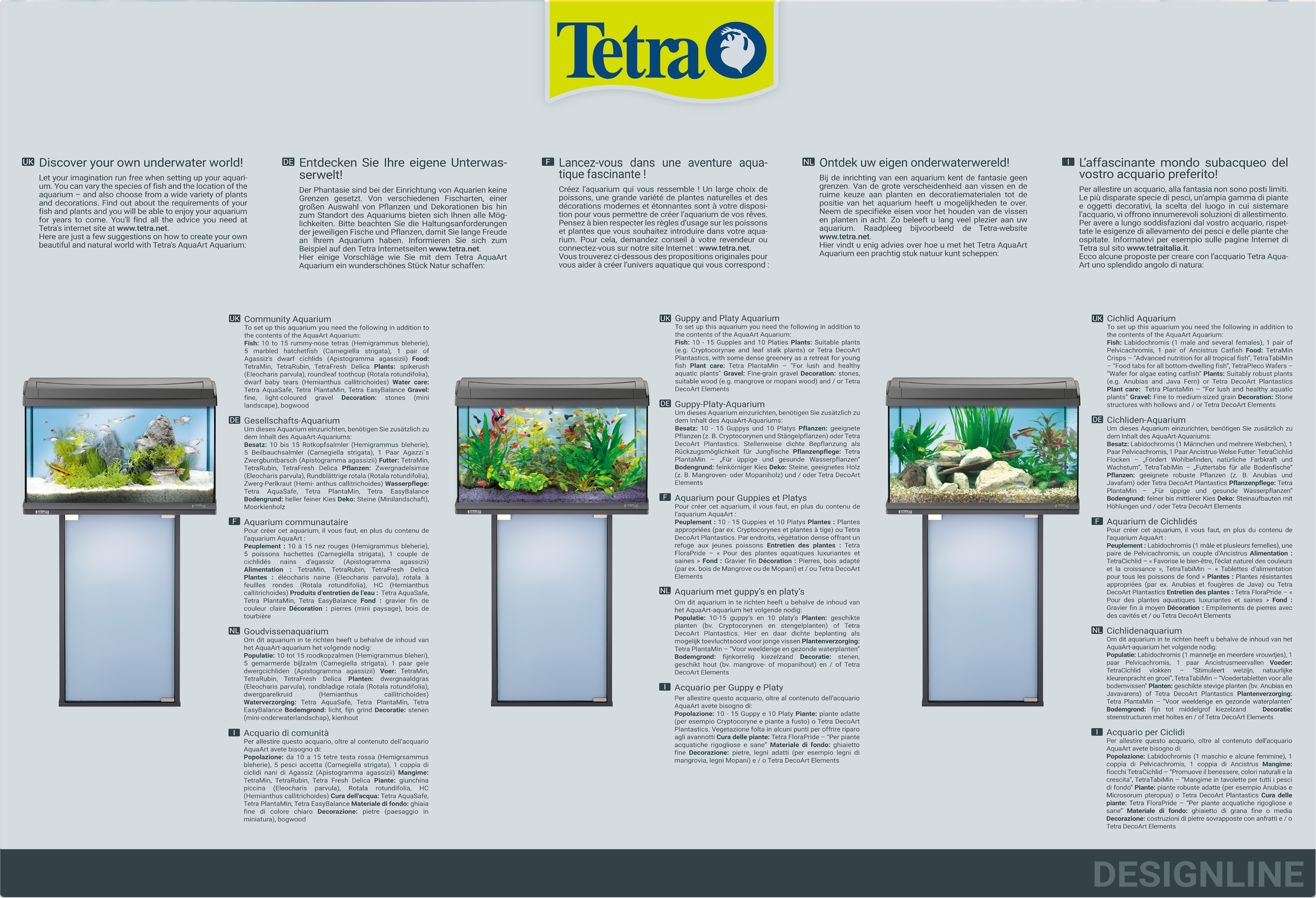 Aquarium 60l. Tetra LED Canton Thurgovie 